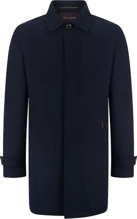 Moorer Vittor Coat - Heren - Mantel - Blauw - XL - Jassen