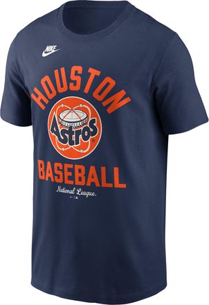 Nike Houston Astros Cooperstown Nike Mens MLB T-Shirt in Blue | N19944BHST-079