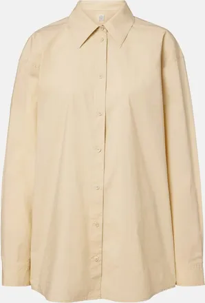 Toteme Oversized cotton poplin shirt