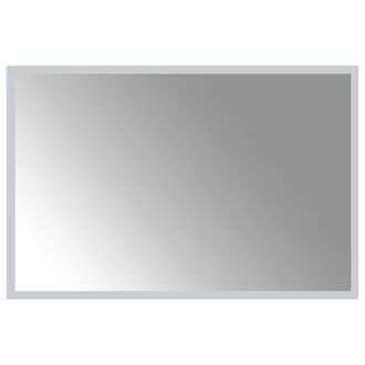 vidaXL Espejo De Ba&ntilde;o Led Transparente 60 X 40 Cm Vidrio Templado Vidaxl