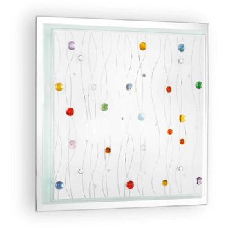 Ideal Lux Ideal Lux - Ocean - 3 Light Indoor Large Flush Light Multi-Coloured, E27