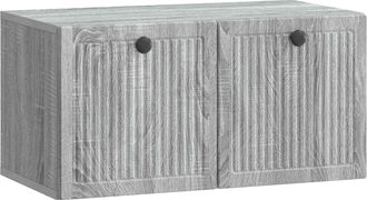 vidaXL Mueble Para Tv De Pared Gris Sonoma 59,5 X 31 X 30 Cm Vidaxl