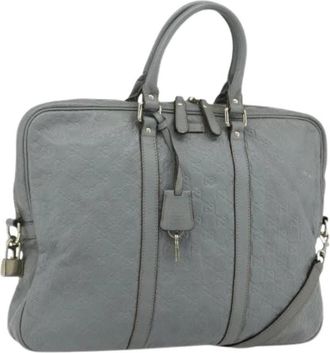 Gucci Pre-owned Handbags, female, Gray, Size: ONE SIZE Pre-owned Vintage Hand Bag