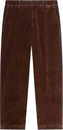 Ballantyne Denim-effect fluwelen broek - Heren - Wijde Broeken - Bruin - M - Denim - Broeken