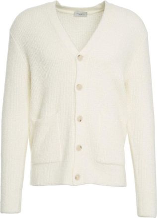 Paolo Pecora Classic V-Neck Cardigan With Button Closure