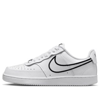 Nike (WMNS) Nike Court Vision Low Premium White Black FZ0637-100