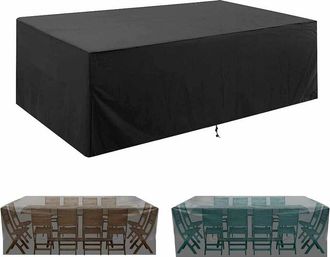 OEM Funda Para Muebles De Jard&iacute;n, Tela Oxford 210d, Impermeable, Resistente Al Viento Y A Los Rayos Uv (213 X 132 X 74 Cm)