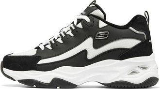 Skechers (WMNS) Skechers DLites 4.0 Black White 896044-BKW
