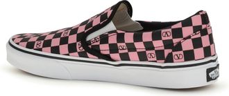 Valentino Garavani Mens Sneakers Orchid Pink-Black-White Pink Orchid-Black-White Upper: Cotton Trainers Orchid/black/white
