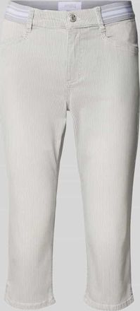 Angels Caprijeans mit Eingrifftaschen Modell Ana in Mittelgrau, Größe 38