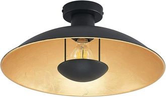 Lindby Lámpara de techo de Metal Negro