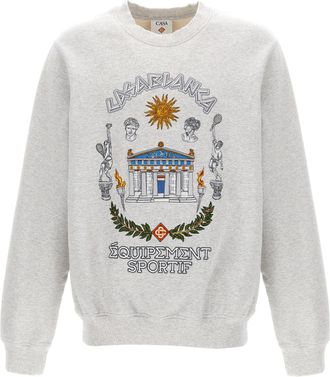 Casablanca Le Temple Du Sport Felpe Grigio-Uomo