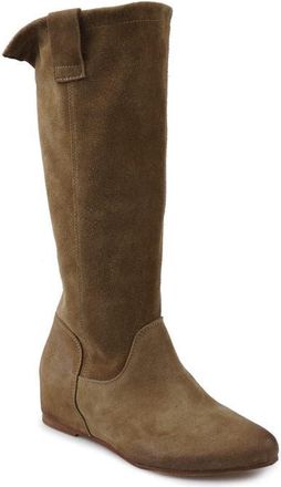Zigi Soho Brindle Hidden Wedge Boot in Sand Suede at Nordstrom, Size 11