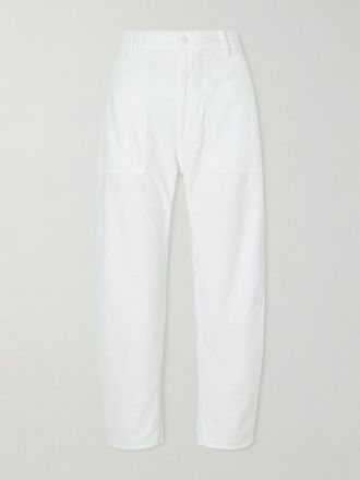 Polo Ralph Lauren Pantaloni A Gamba Affusolata In Cotone Ricky - Bianco