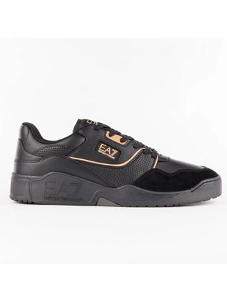 Emporio Armani herensneakers met logo-patch