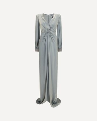 Nissa Long crossover Dress Female 42