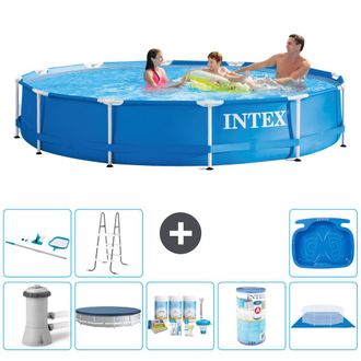 Intex Piscina Con Estructura Redonda - 366x76 Cm - 8-piezas S31747