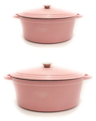 Berghoff Berghoff Neo 4Pc Pink Cast Iron Stockpot Set