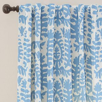 Ballard Designs Myrtle Suzani Drapery Panel - 50 x 108 - Ballard Designs