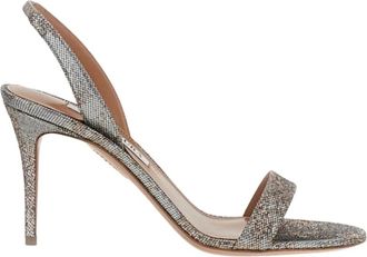 Aquazzura Schoenen, Dames, Grijs, 37 1/2 EU, High Heel Sandalen