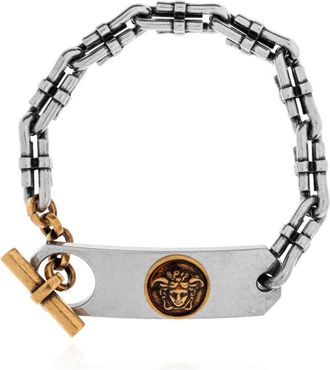 Versace Sigillo Armband - Heren - Armbanden - Grijs - XL - Accessoires