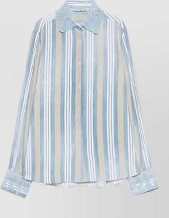 Ermanno Scervino striped shirt long sleeves pointed collar