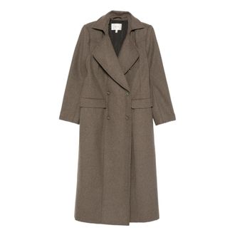 Gestuz Double-breasted Lapel Coat