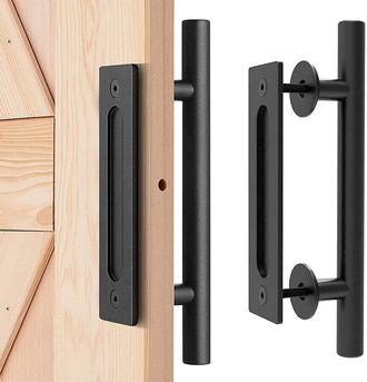 OEM Manija Para Puerta De Granero, Manija Para Puerta Corrediza, Tirador Para Garaje, Tirador De Puerta, Manija Para Puerta Corrediza, Para Polvo (30 Cm, 