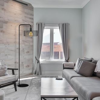 Tosel L&aacute;mpara para leer metal Alt.157cm negro Pantalla: negro