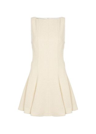 Khaite Mags Boucl&eacute; Mini Dress - Natural - 2 (UK6 / XS)
