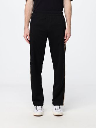 Burberry Pantaloni jogging slim fit in misto cotone con vita elasticizzata