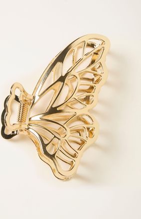 Fat Face FatFace Gold Tone Large Butterfly Claw Clip