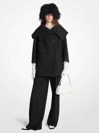 Michael Kors Wool Melton Peacoat