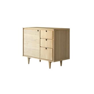 Tikamoon Mueble de almacenaje de roble macizo 95 cm