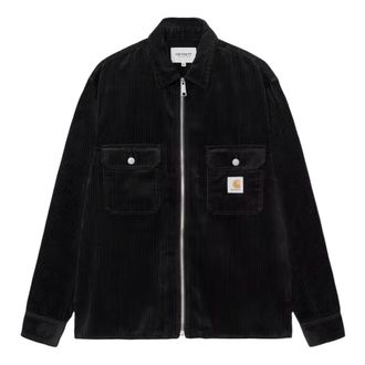 Carhartt Work in Progress Light Jackets, male, Black, XL, Reynold Shirt Jac