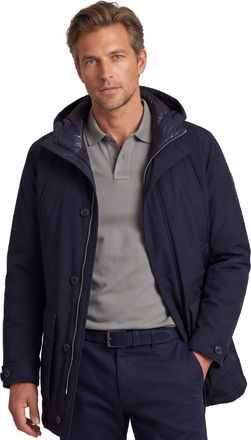 HUGO BOSS Navy winterjas parka Boss Black H-Detoni