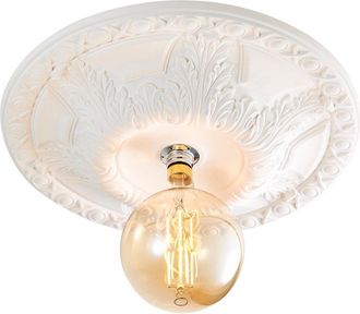 Netlighting Motril Large Semi Flush Ceiling Light White