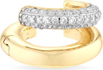 Shashi Bree Cubic Zirconia Single Ear Cuff in Gold at Nordstrom