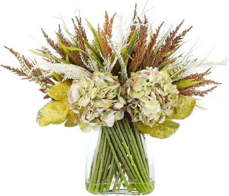 Creative Displays Inc. Handmade Fall Arrangement In Decorative Ceramic Vase