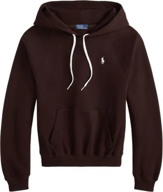 Polo Ralph Lauren Brown Logo Drawstring Hoodie