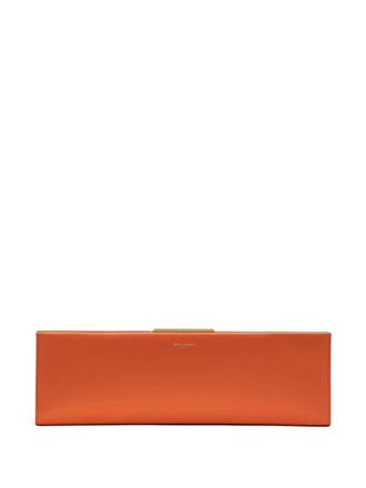 Saint Laurent large Midnight clutch bag - Oranje