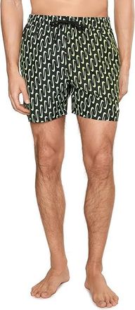 Nike Breaker Swoosh Link 5 Brief Lined Volley Mens Swimwear Black : 2XL, Mesh/Polyester