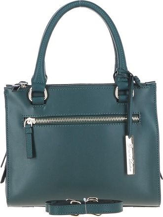 Ashwood Leather Womens Three Section Real Tote Shoulder Bag - Green - One Size