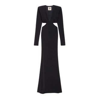 Aniye By Dafne Gown - Dames - Avondkleed - Zwart - L - Polyester - Kleedjes