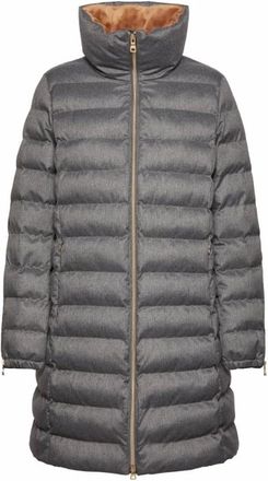 Geox Winter Parka Jas - Dames - Gewatteerde jassen - Grijs - XL - Jassen
