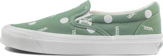 Vans OG Classic Slip-On LX Polka Dot - Green VN0A45JKLDN