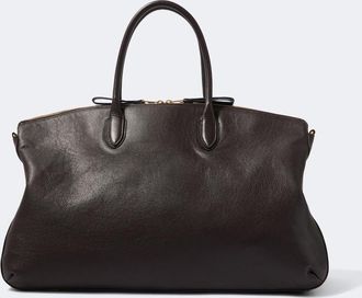 Borsalino Weekend leather duffel bag