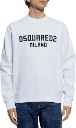 Dsquared2 Sweatshirt - Heren - Sweatshirts - Wit - XL - Hoodies & sweatvesten