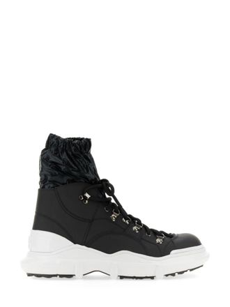 Dolce & Gabbana Black Lace Up Boots