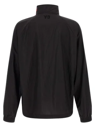 Yohji Yamamoto Gradient Stripe Technical Taffeta Sweatshirt - Black